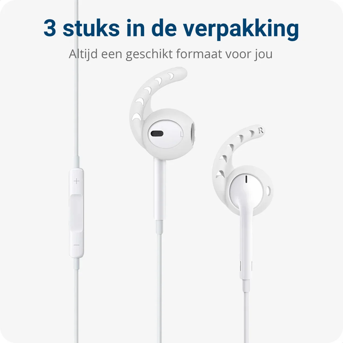 Apple AirPods (1 & 2) Oorhaken voor Sporten zoals Hardlopen (3-Pack) afbeelding 5