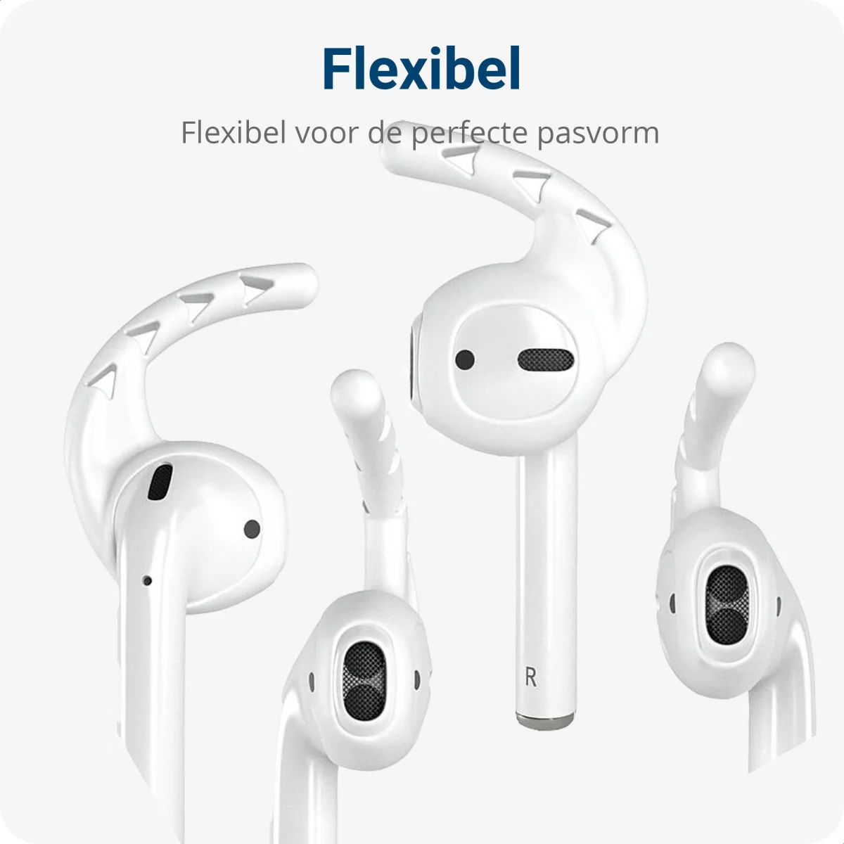 Apple AirPods (1 & 2) Oorhaken voor Sporten zoals Hardlopen (3-Pack) afbeelding 6