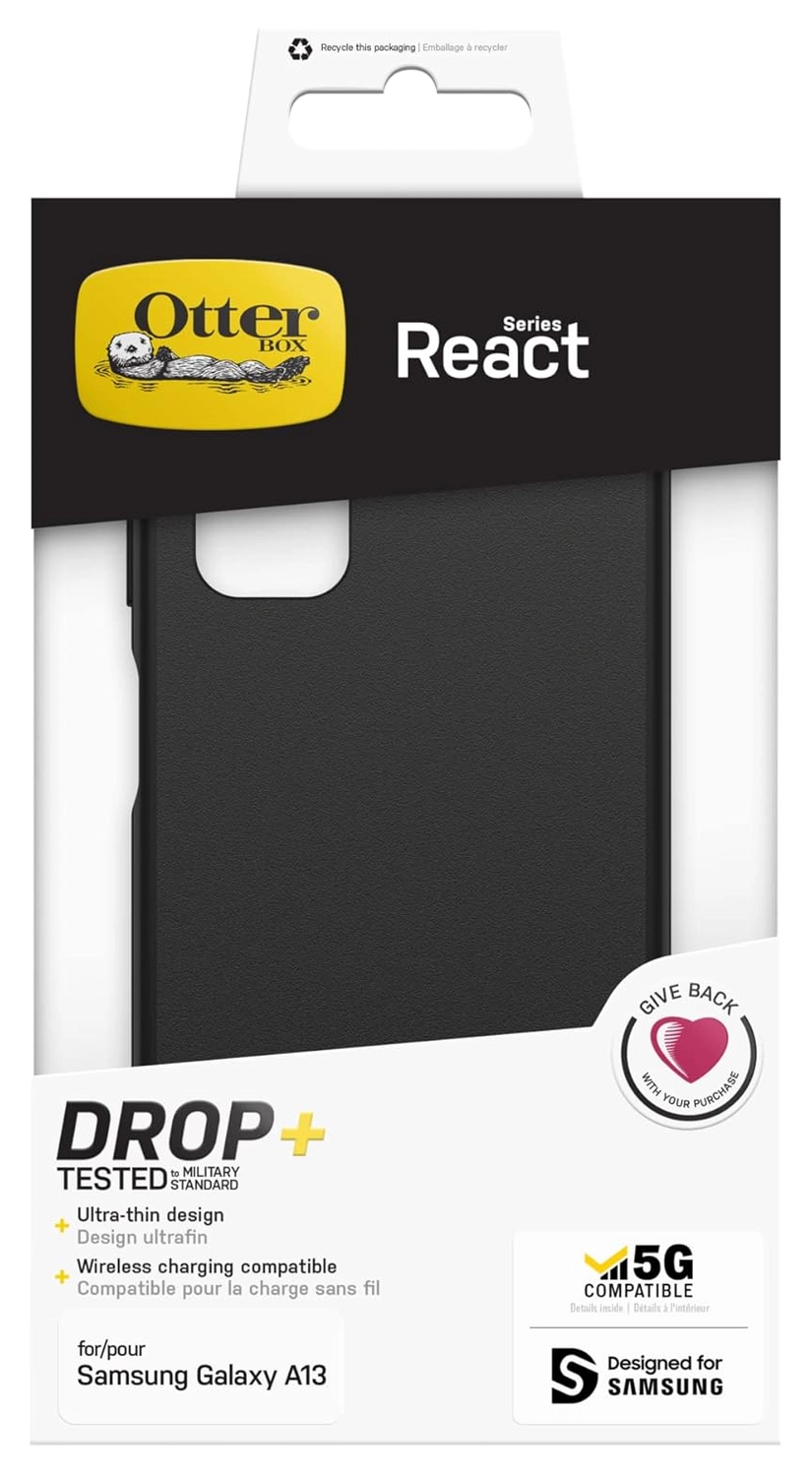 OtterBox React Samsung Galaxy A13 4G Hoesje Back Cover Zwart afbeelding 6