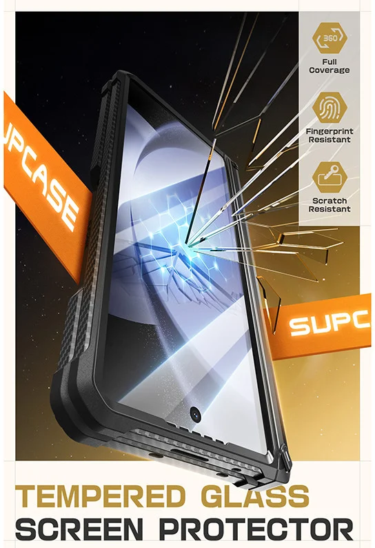 SUPCASE UB Pro Samsung Galaxy Z Fold 6 Hoesje Full Protect Kickstand Zwart afbeelding 6