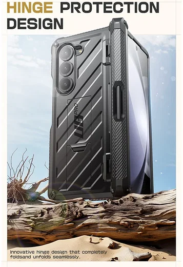 SUPCASE UB Pro Samsung Galaxy Z Fold 6 Hoesje Full Protect Kickstand Zwart afbeelding 7
