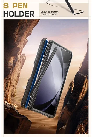 SUPCASE UB Pro Samsung Galaxy Z Fold 6 Hoesje Full Protect Kickstand Zwart afbeelding 9