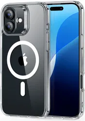 ESR Classic Hybrid Apple iPhone 16 Hoesje MagSafe Transparant afbeelding