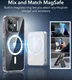 ESR Classic Hybrid Apple iPhone 16 Plus Hoesje MagSafe Transparant afbeelding 2