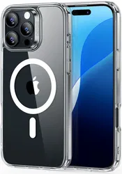 ESR Classic Hybrid Apple iPhone 16 Pro Hoesje MagSafe Transparant afbeelding