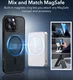 ESR Classic Hybrid Apple iPhone 16 Pro Max Hoesje MagSafe Frosted Zwart afbeelding 4