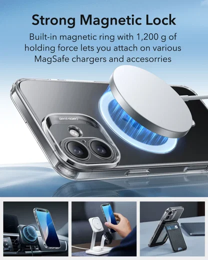 ESR Zero Clear HaloLock Apple iPhone 16 Hoesje MagSafe Transparant afbeelding 3