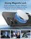 ESR Zero Clear HaloLock Apple iPhone 16 Hoesje MagSafe Frosted Black afbeelding 3