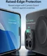 ESR Zero Clear HaloLock Apple iPhone 16 Hoesje MagSafe Frosted Black afbeelding 6