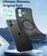 ESR Zero Clear HaloLock Apple iPhone 16 Plus Hoesje MagSafe Frosted Zwart afbeelding 2