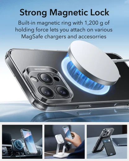 ESR Zero Clear HaloLock Apple iPhone 16 Pro Hoesje MagSafe Transparant afbeelding 3