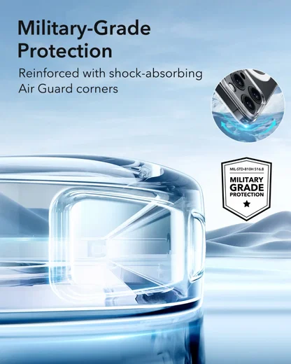 ESR Zero Clear HaloLock Apple iPhone 16 Pro Max Hoesje MagSafe Transparant afbeelding 5