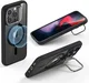 ESR Classic Hybrid MagSafe iPhone 16 Pro Max Hoesje met Stand Transparant Zwart afbeelding 6