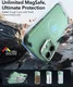 ESR Cyber Armor Apple iPhone 16 Hoesje MagSafe met Stand Groen afbeelding 2