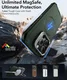 ESR Cyber Armor Apple iPhone 16 Pro Hoesje MagSafe met Stand Groen afbeelding 2