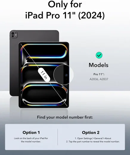 ESR Rebound Hybrid 360 iPad Pro 11 (2024/2025) Hoes Book Case Blauw afbeelding 10