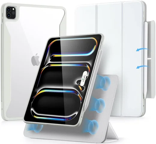 ESR Rebound Hybrid 360 iPad Pro 11 (2024/2025) Hoes Book Case Wit afbeelding 1