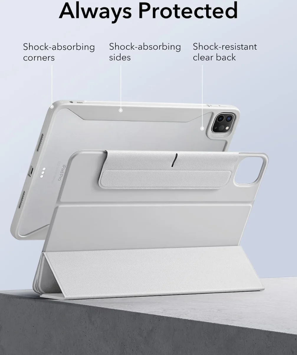 ESR Rebound Hybrid 360 iPad Pro 11 (2024/2025) Hoes Book Case Wit afbeelding 7