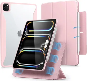 ESR Rebound Hybrid 360 iPad Pro 11 (2024/2025) Hoes Book Case Roze