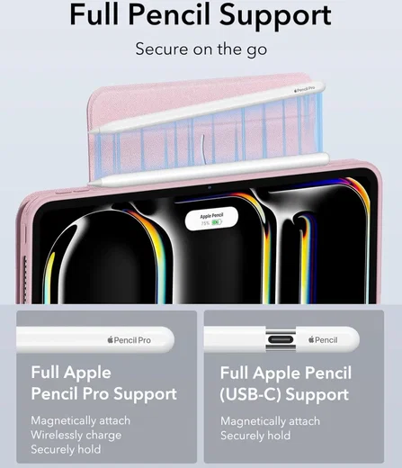 ESR Rebound Hybrid 360 iPad Pro 11 (2024/2025) Hoes Book Case Roze afbeelding 8