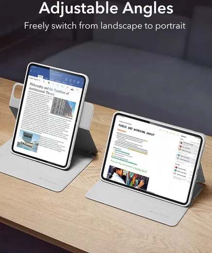 ESR Rebound Hybrid 360 Apple iPad Pro 13 (2024/2025) Hoes Book Case Wit afbeelding 4