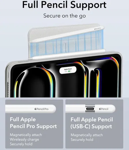 ESR Rebound Hybrid 360 Apple iPad Pro 13 (2024/2025) Hoes Book Case Wit afbeelding 8