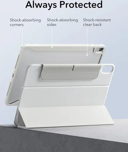 ESR Rebound Hybrid 360 Apple iPad Air 13 (24/25/26) Hoes Book Case Wit afbeelding 8