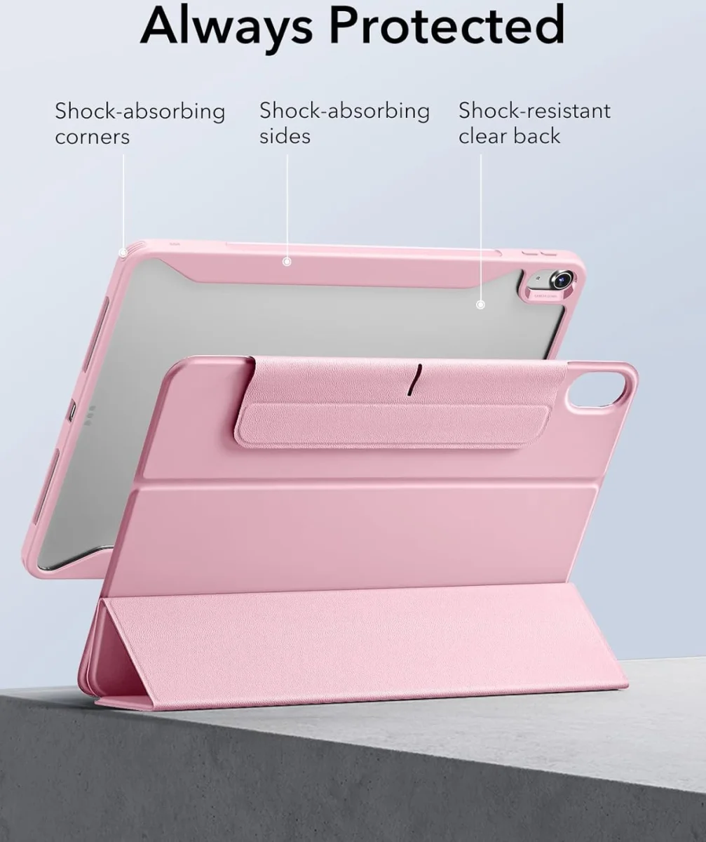 ESR Rebound Hybrid 360 Apple iPad Air 13 (24/25/26) Hoes Book Case Roze afbeelding 8
