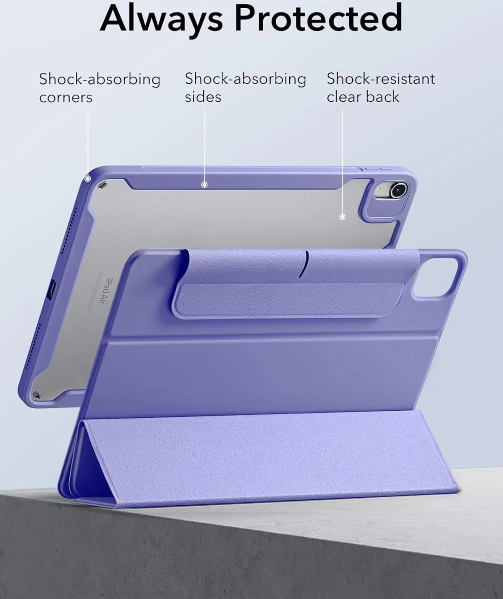 ESR Rebound Hybrid 360 iPad Air 11 (2024/2025/2026) Hoes Book Case Paars afbeelding 4