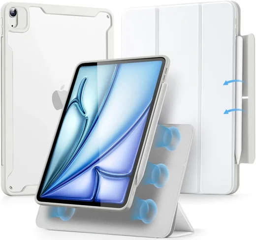 ESR Rebound Hybrid 360 iPad Air 11 (2024/2025/2026) Hoes Book Case Wit afbeelding 1