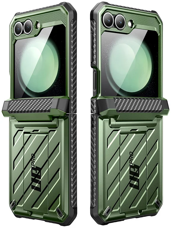 SUPCASE UB Pro Samsung Galaxy Z Flip 6 Hoesje Full Protect Kickstand Groen afbeelding 12
