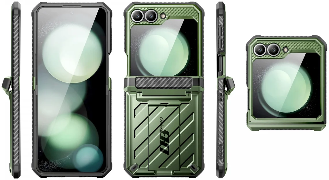 SUPCASE UB Pro Samsung Galaxy Z Flip 6 Hoesje Full Protect Kickstand Groen afbeelding 13