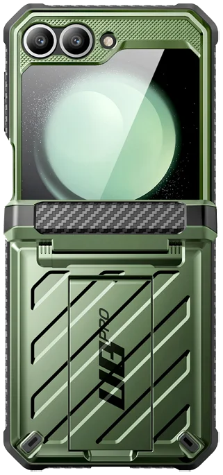 SUPCASE UB Pro Samsung Galaxy Z Flip 6 Hoesje Full Protect Kickstand Groen afbeelding 3