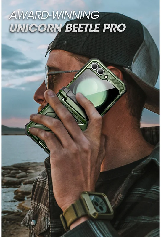 SUPCASE UB Pro Samsung Galaxy Z Flip 6 Hoesje Full Protect Kickstand Groen afbeelding 4