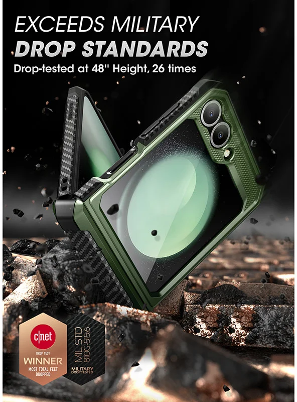 SUPCASE UB Pro Samsung Galaxy Z Flip 6 Hoesje Full Protect Kickstand Groen afbeelding 5