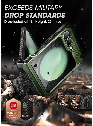 SUPCASE UB Pro Samsung Galaxy Z Flip 6 Hoesje Full Protect Kickstand Groen afbeelding 5