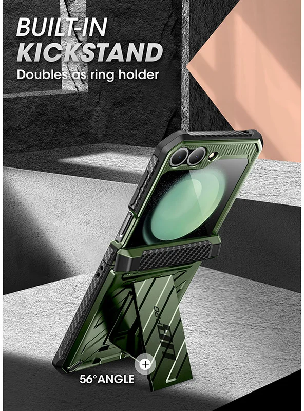 SUPCASE UB Pro Samsung Galaxy Z Flip 6 Hoesje Full Protect Kickstand Groen afbeelding 6