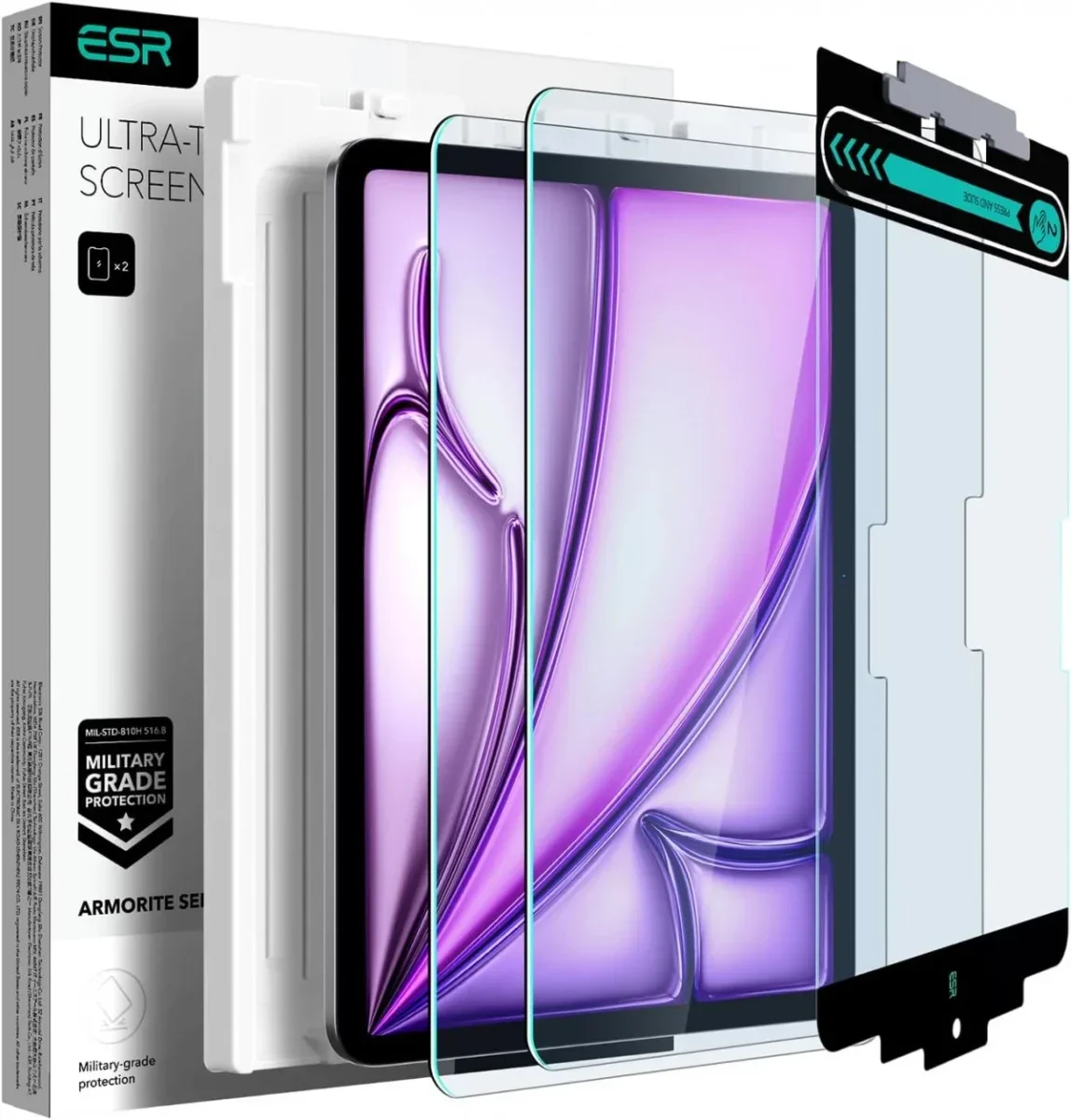 ESR Armorite Apple iPad Air 13 (24/25/26) Screen Protector (2-Pack) afbeelding 1