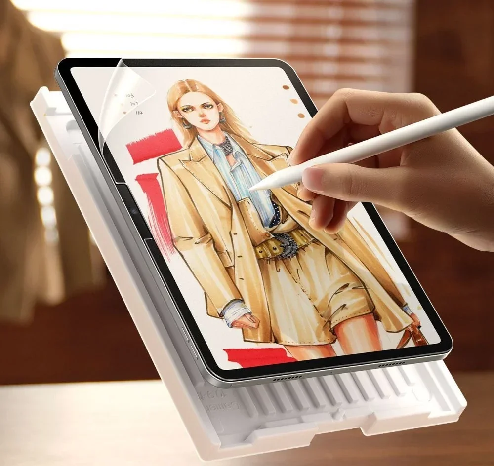 ESR Paper Feel Apple iPad Air 11 (24/25/26) Screen Protector Papier Gevoel 2P afbeelding 4
