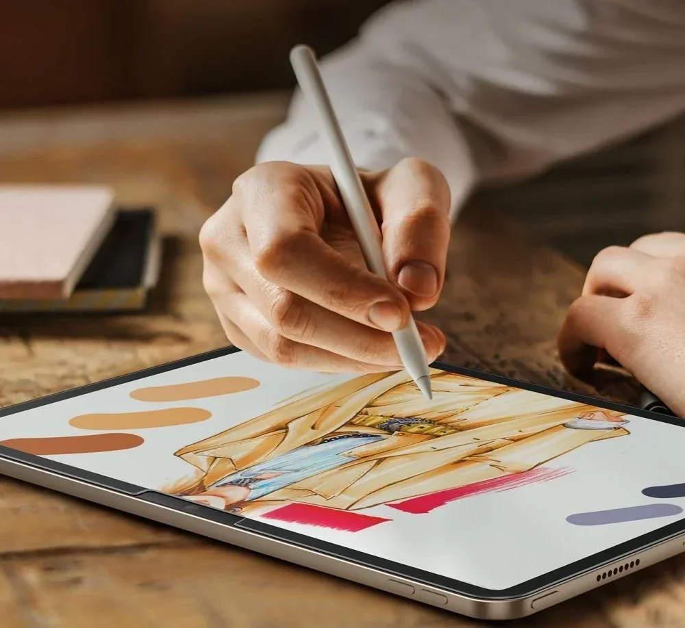 ESR Paper Feel Apple iPad Air 11 (24/25/26) Screen Protector Papier Gevoel 2P afbeelding 5