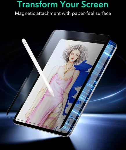 ESR Paper Feel Magnetic Apple iPad Air 11 (24/25/26) Screen Protector afbeelding 3