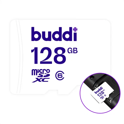 Buddi MicroSDXC Nintendo Switch Geheugenkaart 128GB afbeelding 1