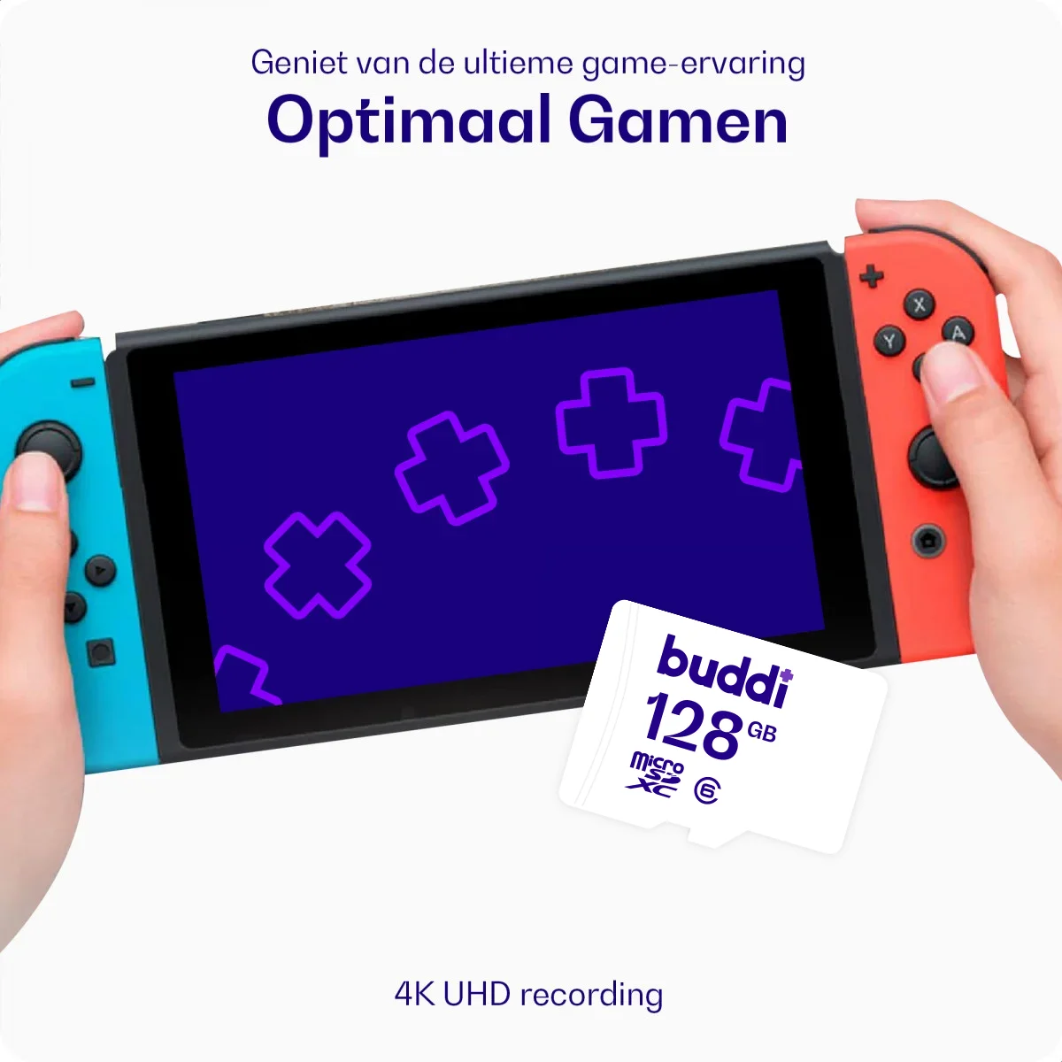 Buddi MicroSDXC Nintendo Switch Geheugenkaart 128GB afbeelding 2