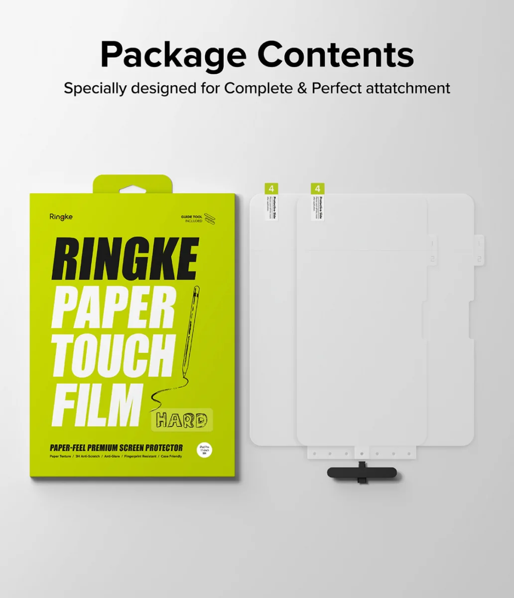 Ringke iPad Pro 11 (2024/2025) Paper Touch Hard Sceen Protector (2-Pack) afbeelding 12