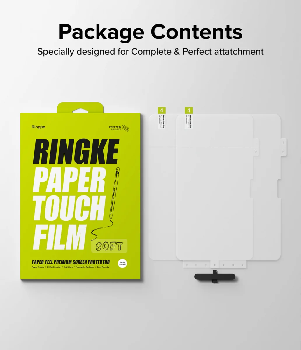Ringke Apple iPad Air 11 (24/25) Paper Touch Soft Sceen Protector (2-Pack) afbeelding 12