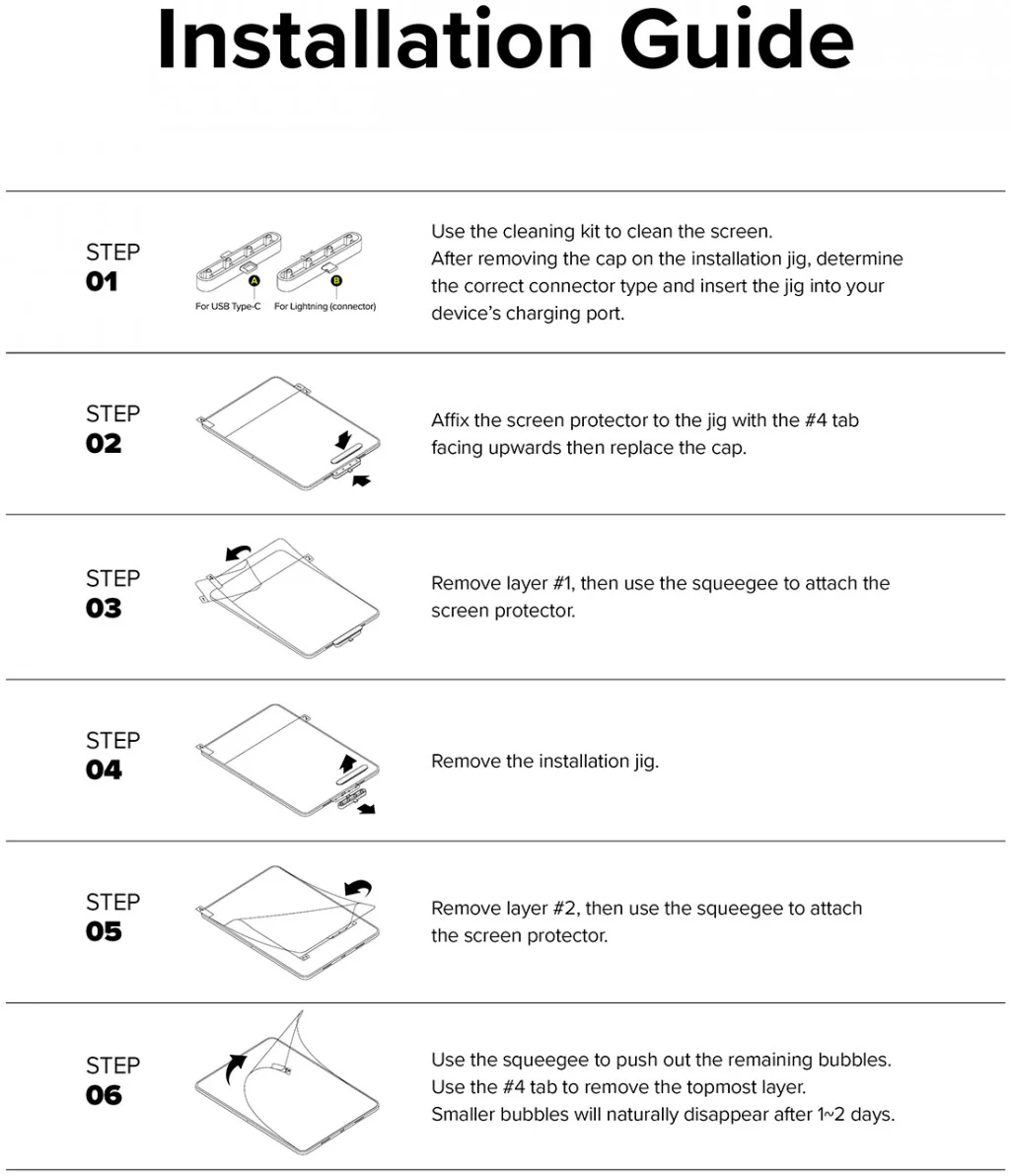 Ringke Apple iPad Air 11 (24/25) Paper Touch Soft Sceen Protector (2-Pack) afbeelding 15
