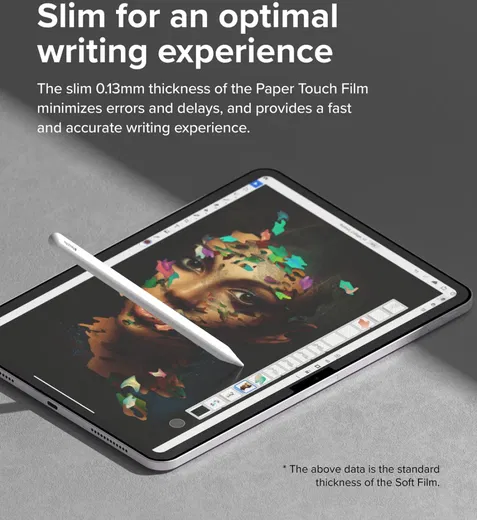 Ringke Apple iPad Air 11 (24/25) Paper Touch Soft Sceen Protector (2-Pack) afbeelding 3
