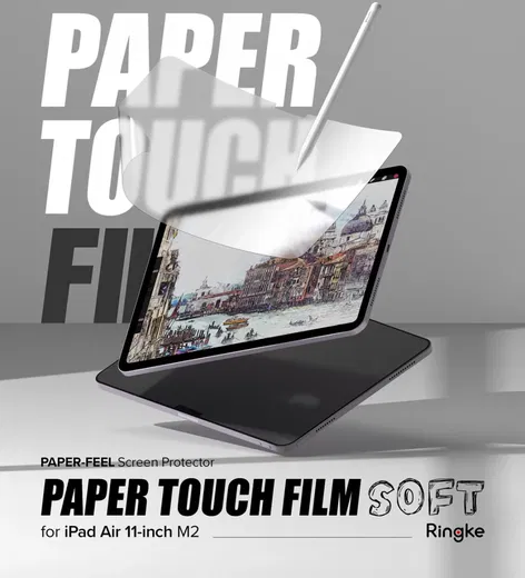 Ringke Apple iPad Air 11 (24/25) Paper Touch Soft Sceen Protector (2-Pack) afbeelding 8