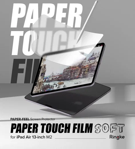Ringke Apple iPad Air 13 (24/25/26) Paper Touch Soft Sceen Protector (2-Pack) afbeelding 11