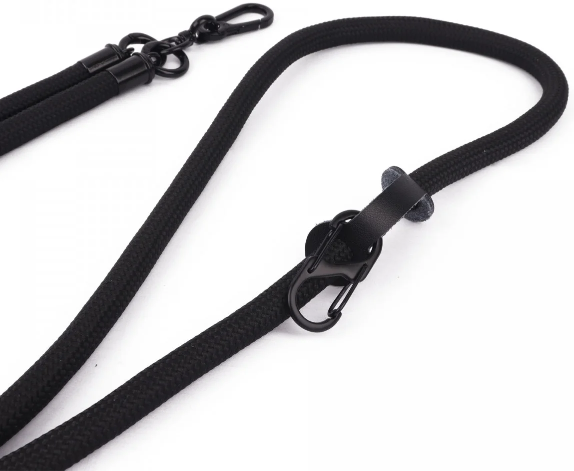 HappyCase Rhodos Stevig en Universeel Telefoonkoord / Telefoontouw (120CM) Zwart afbeelding 10